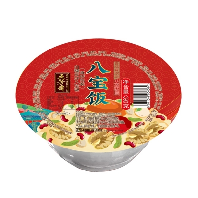 390克真空白糯豆沙八寶飯